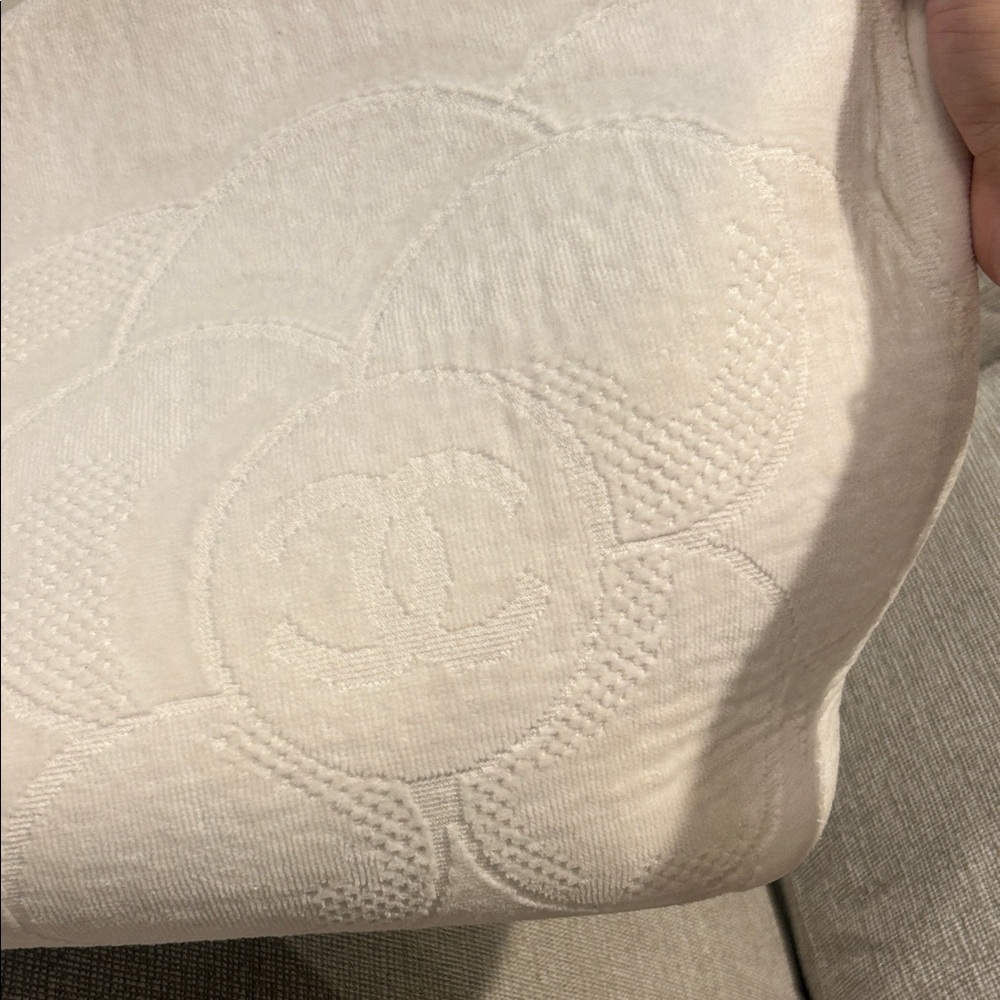 Chanel Elegant Cream Tote / beach Bag with tags! - Picture 12 of 16